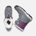 KEEN HOODOO III MID WP Jr magnet/plum purple