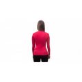 SENSOR MERINO ACTIVE dámské triko dl.rukáv magenta