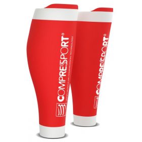 COMPRESSPORT návleky na lýtka R2 V2 červené