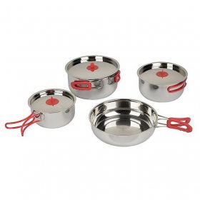 Bo-Camp Set Of Pans Travel 4