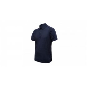 SENSOR MERINO ACTIVE POLO pánské triko kr.rukáv deep blue