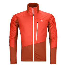 Ortovox Westalpen Swisswool Hybrid Jacket M cengia rossa