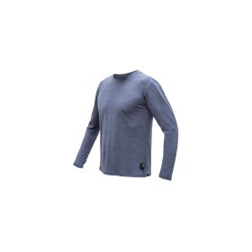 SENSOR MERINO LITE pánské triko dl.rukáv mottled blue