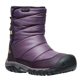KEEN PUFFRIDER WP K black plum/daiquiri green