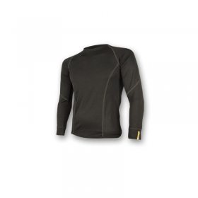 SENSOR MERINO ACTIVE dětské triko dl.ruk.černá