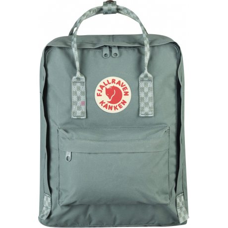 Fjällräven Kanken frost green-chess pattern