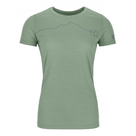 Ortovox 120 TEC MOUNTAIN T-SHIRT W green isar