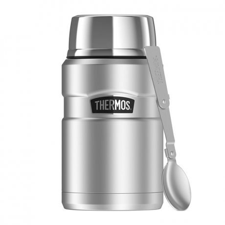 Thermos Style 710 ml se skládací lžící a šálkem nerez