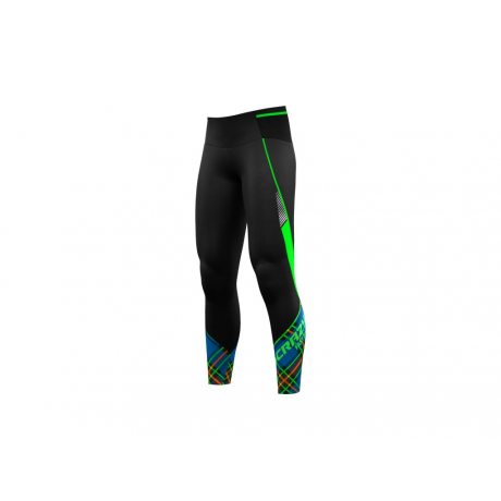 Crazy Idea Fuseaux Umbolt Man print orange fluo scottish
