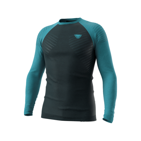 Dynafit TOUR LIGHT MERINO M L/S TEE storm blue 3010