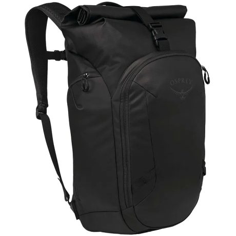 OSPREY TRANSPORTER ROLL TOP PACK raven black/black