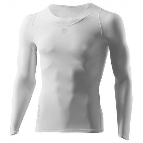 Skins Bio RY400 Mens White Top Long Sleeve